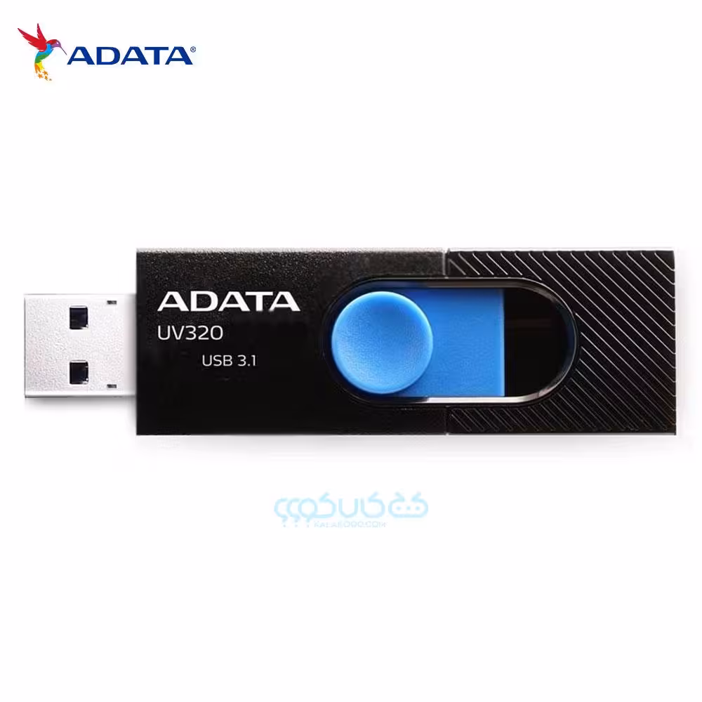 فلش مموری 128 گیگابیت ای دیتا UV320 مشکی