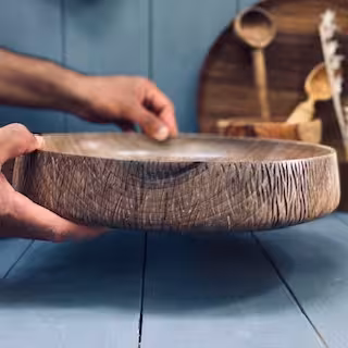 ظرف چوبی پذیرایی گردو کد 947