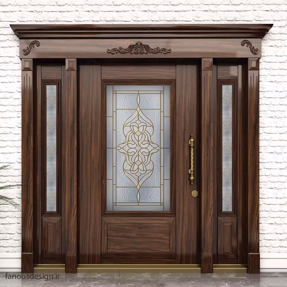 درب ورودی ضد سرقت لابی ساختمان کد 1308