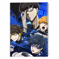 دفتر مشق کارتون  قفل آبی