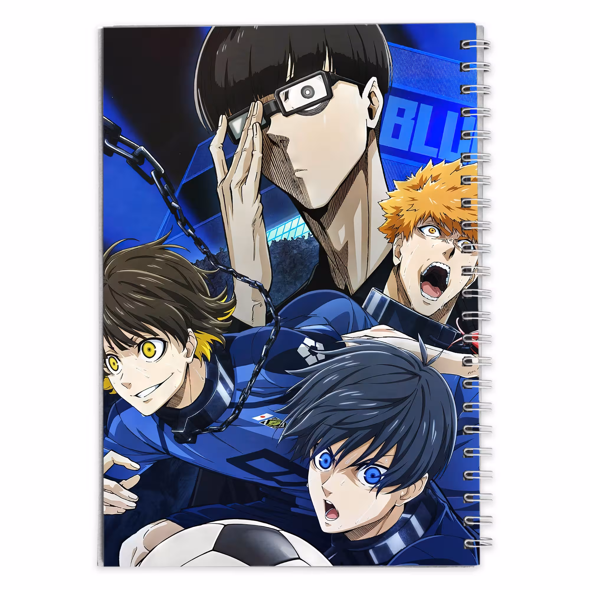 دفتر مشق کارتون  قفل آبی