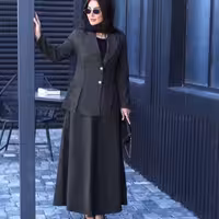 ست کت و دامن مخمل مدل هستی