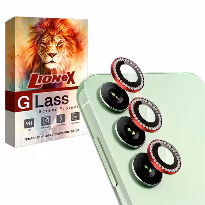 محافظ لنز دوربین رینگی لایونکس مدل DIAMONDLENS مناسب برای گوشی موبایل سامسونگ Galaxy A54 | کالا برتری