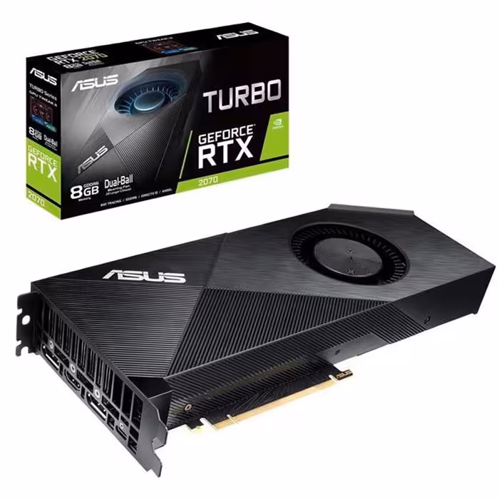 کارت گرافیک ایسوس مدل TURBO-RTX2070-8G با حافظه 8 گیگابایت