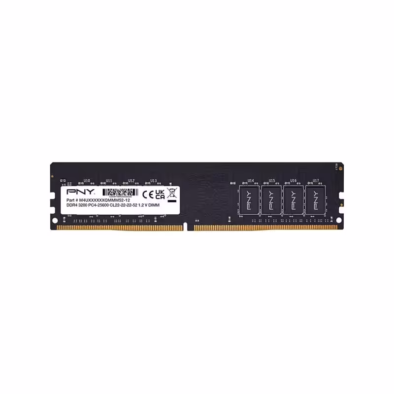رم دسکتاپ DDR4 تک کاناله 3200 مگاهرتز CL22 پی ان وای  مدل Performance ظرفیت 16 گیگابایت | کالا مکس