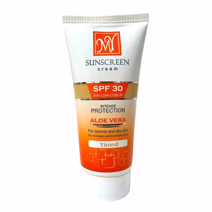 ضد آفتاب کرم پودری برند مای با SPF30 و رنگ بژ