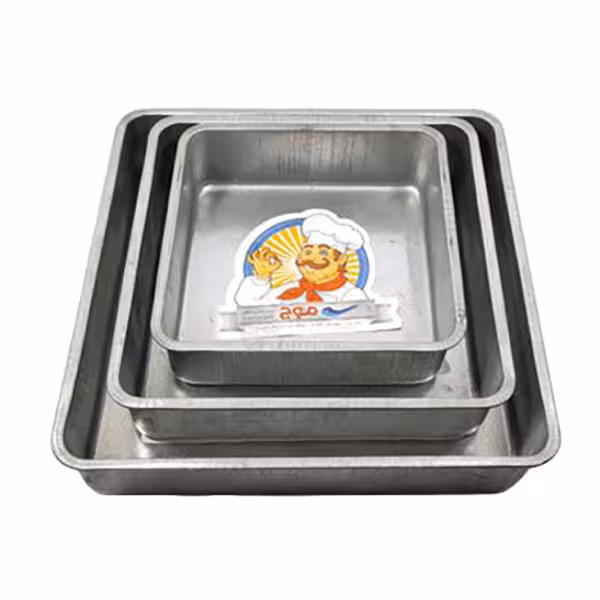 ست قالب مربع لبه بلند 3 عددی موج