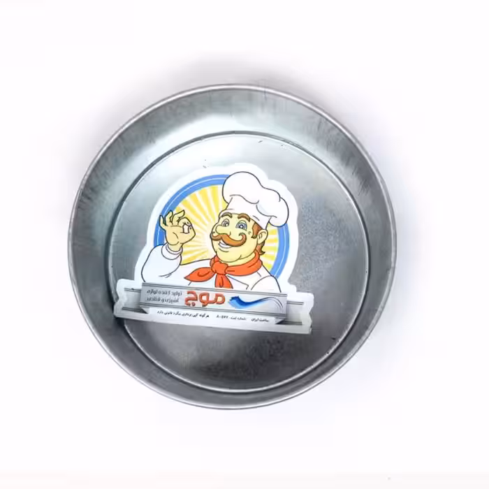 قالب کیک گرد گالوانیزه موج لبه بلند قطر 27