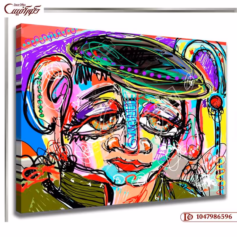 تابلو چهره گرافیکی کدR6596