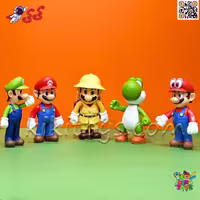 ست 5 عددی فیگور سوپر ماریو Super Mario