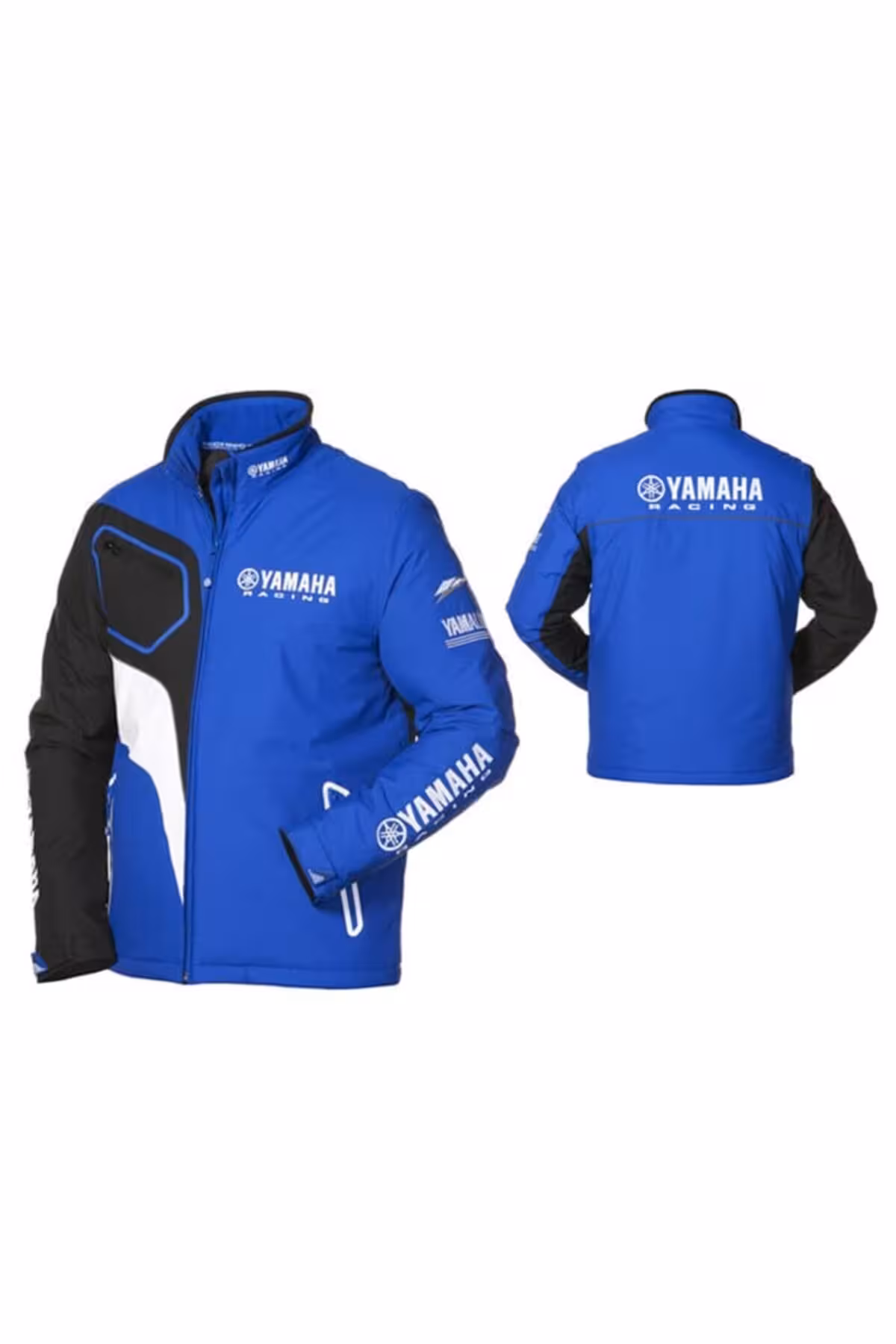 جلیقه موتورسوار مردانه 16 ژاکت آبی PADDOCK Yamaha