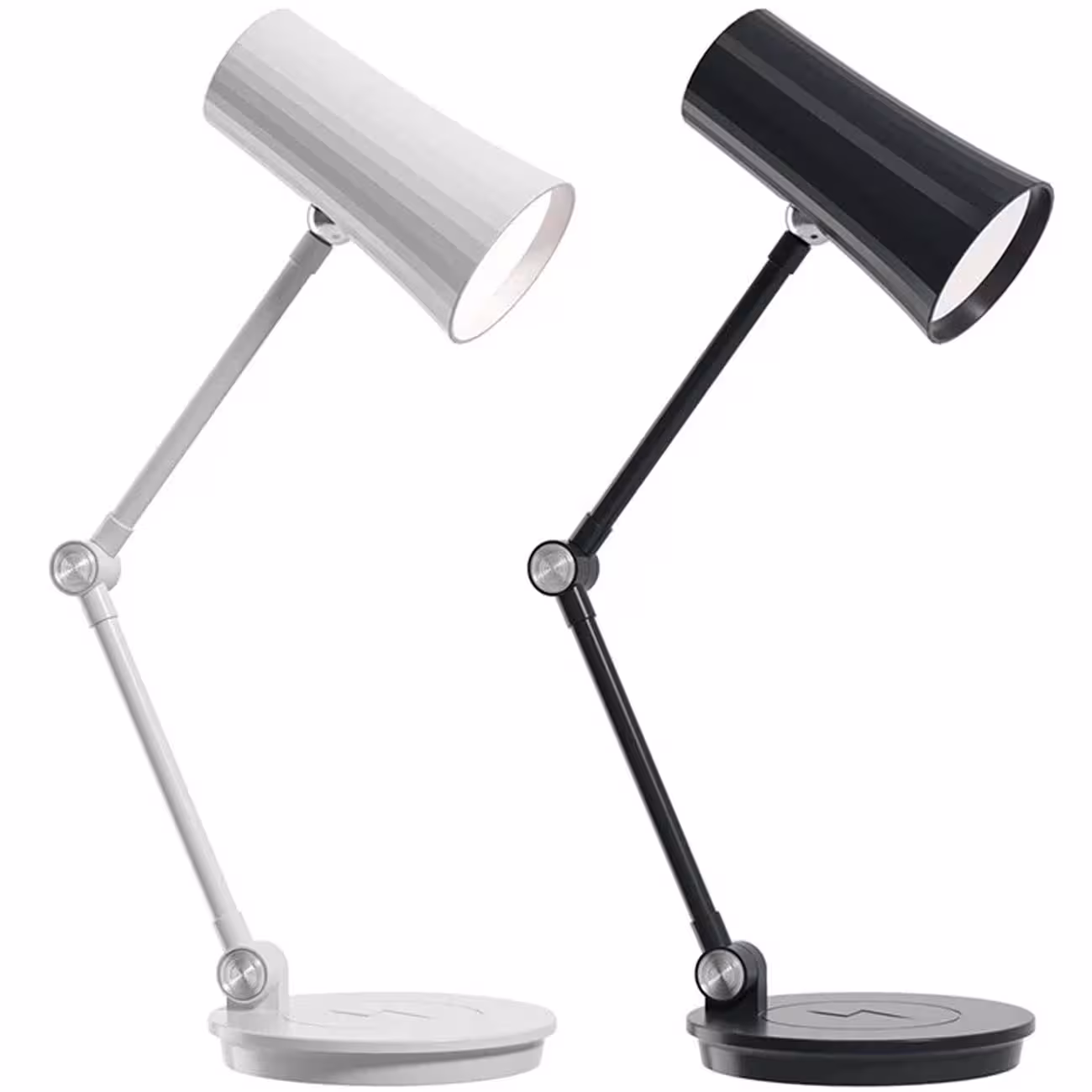 چراغ مطالعه رومیزی شارژی و شارژر وایرلس D09