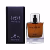 ادو پرفیوم مردانه آدولفو مدل black peace حجم 50 میلی لیتر