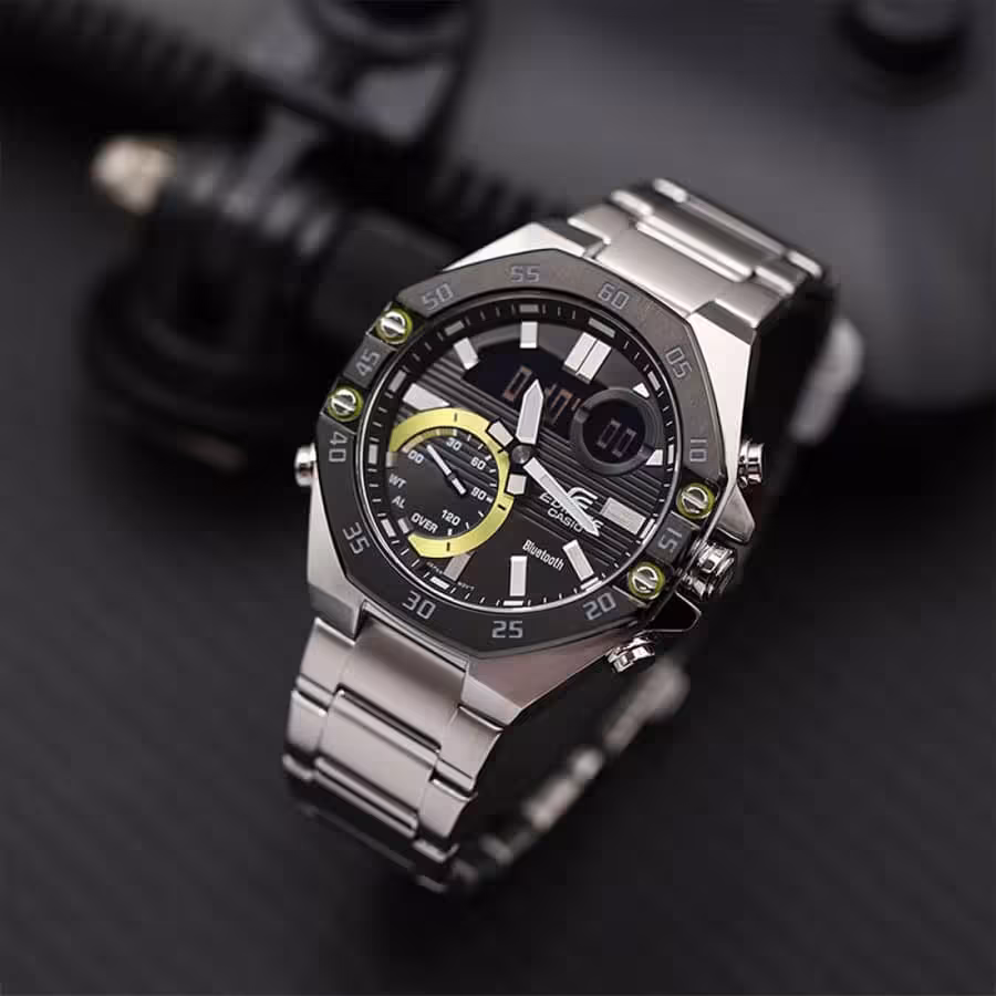 ساعت مچی مردانه EDIFICE کاسیو مدل CASIO-ECB-10DB-1A