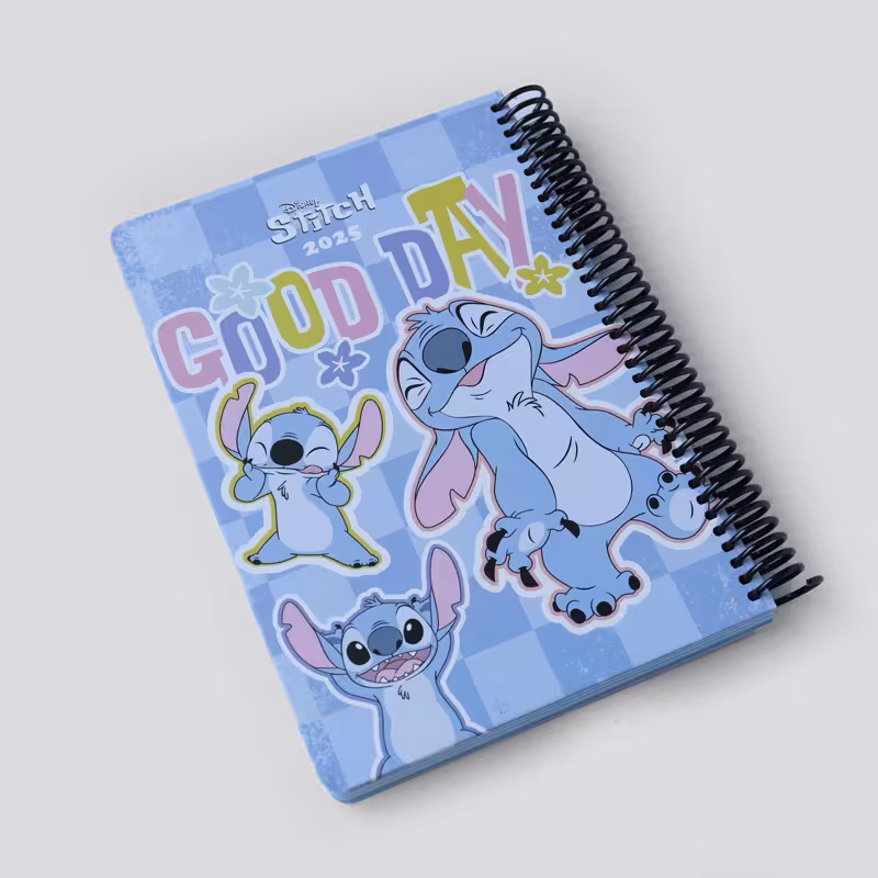 دفتر 100 برگ خط دار گالینگور استیچ بنفش لانگو (Lango)