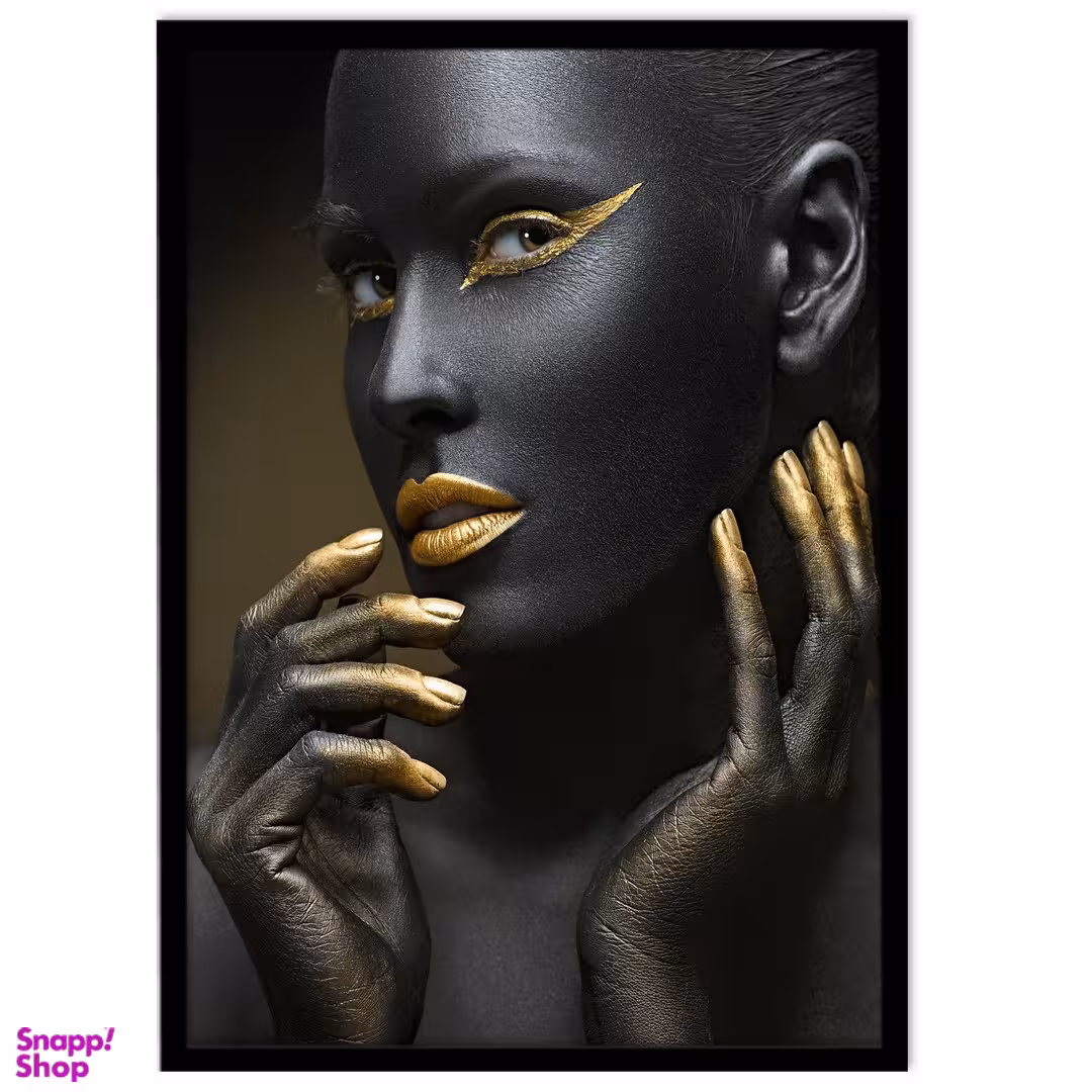تابلو نوری بکلیت طرح چهره زن آفریقایی مدل B-S1253