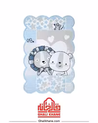 فرش فانتزی کودک زرباف طرح رابی و بابی