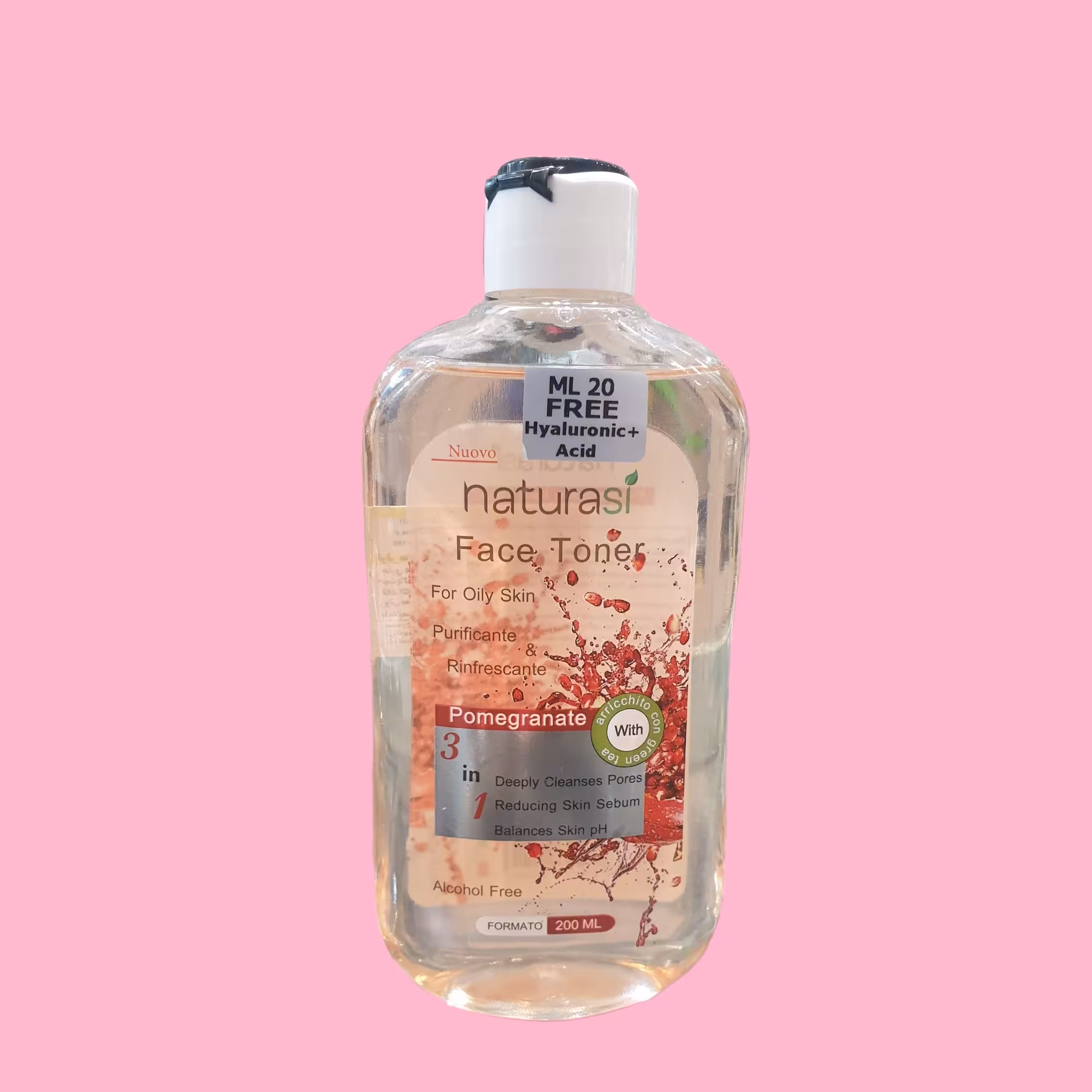 تونر پاک کننده صورت ناتوراسی مخصوص پوست چرب Naturasi حجم 200میل

