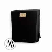 فلاش تانک ایمن آب مدل کاسپین رنگ مشکی کلید طلایی