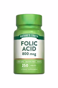 قرص‌ فولیک اسید Nature's Truth ـ بسته 250 عددی