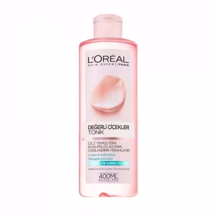 تونر پاک کننده صورت لورال LOREAL پوست نرمال تا مختلط حجم 400 میل