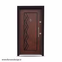 درب ضد سرقت روکش چوب مدل ترک کد 1343