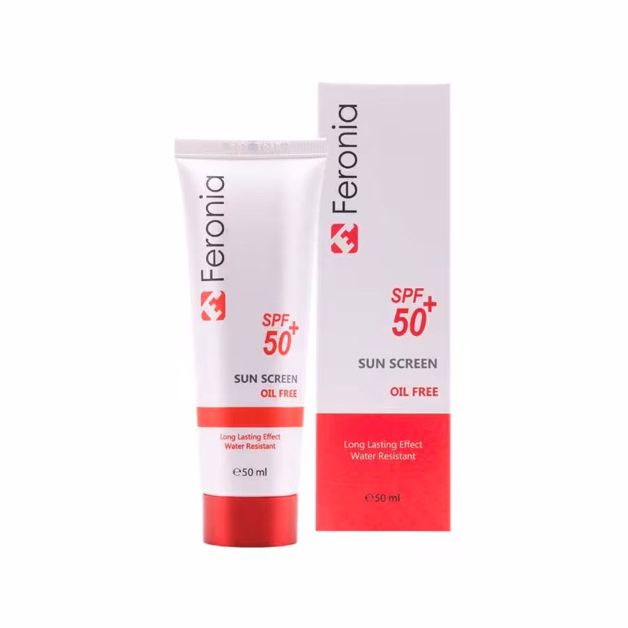 کرم ضد آفتاب بی رنگ و بدون چربی فرونیا SPF50