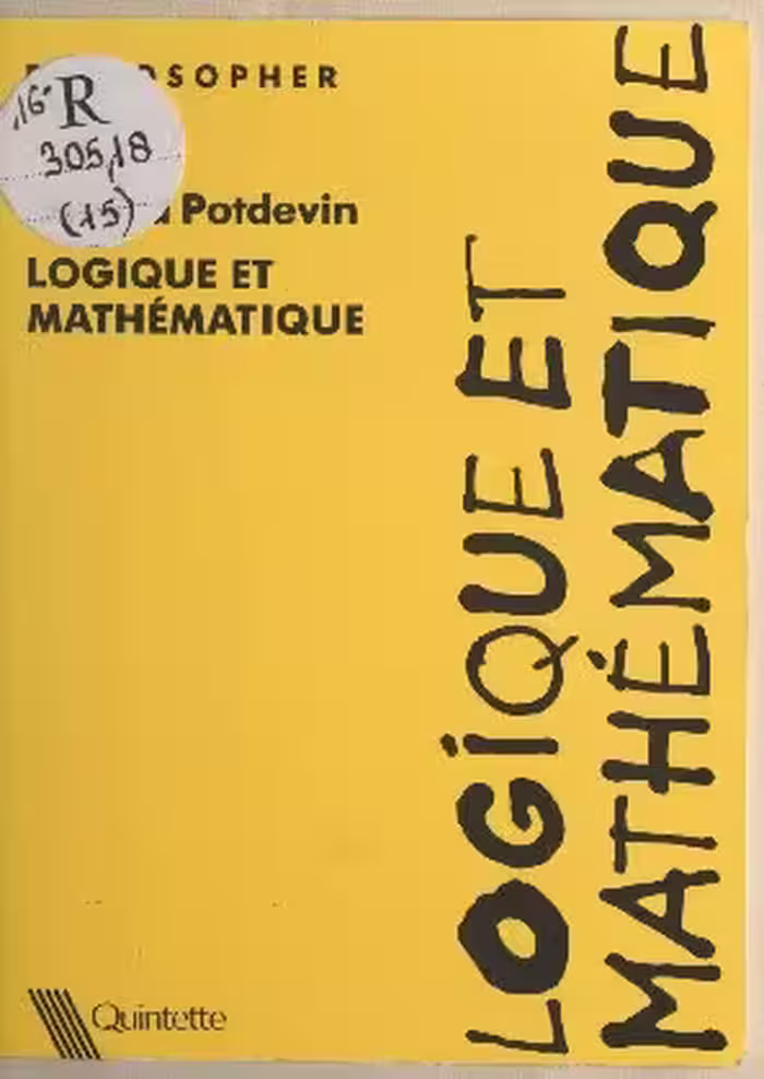 خرید و دانلود نسخه کامل کتاب Logique et mathématique