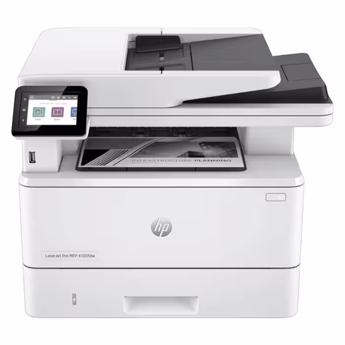 پرینتر لیزری تک رنگ چهار کاره اچ‌پی HP مدل LaserJet Pro MFP 4103fdw