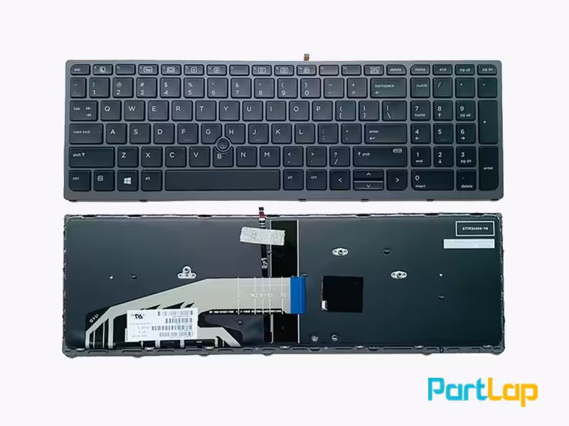 کیبورد لپ تاپ اچ پی Zbook 15G3 ، 17G4
