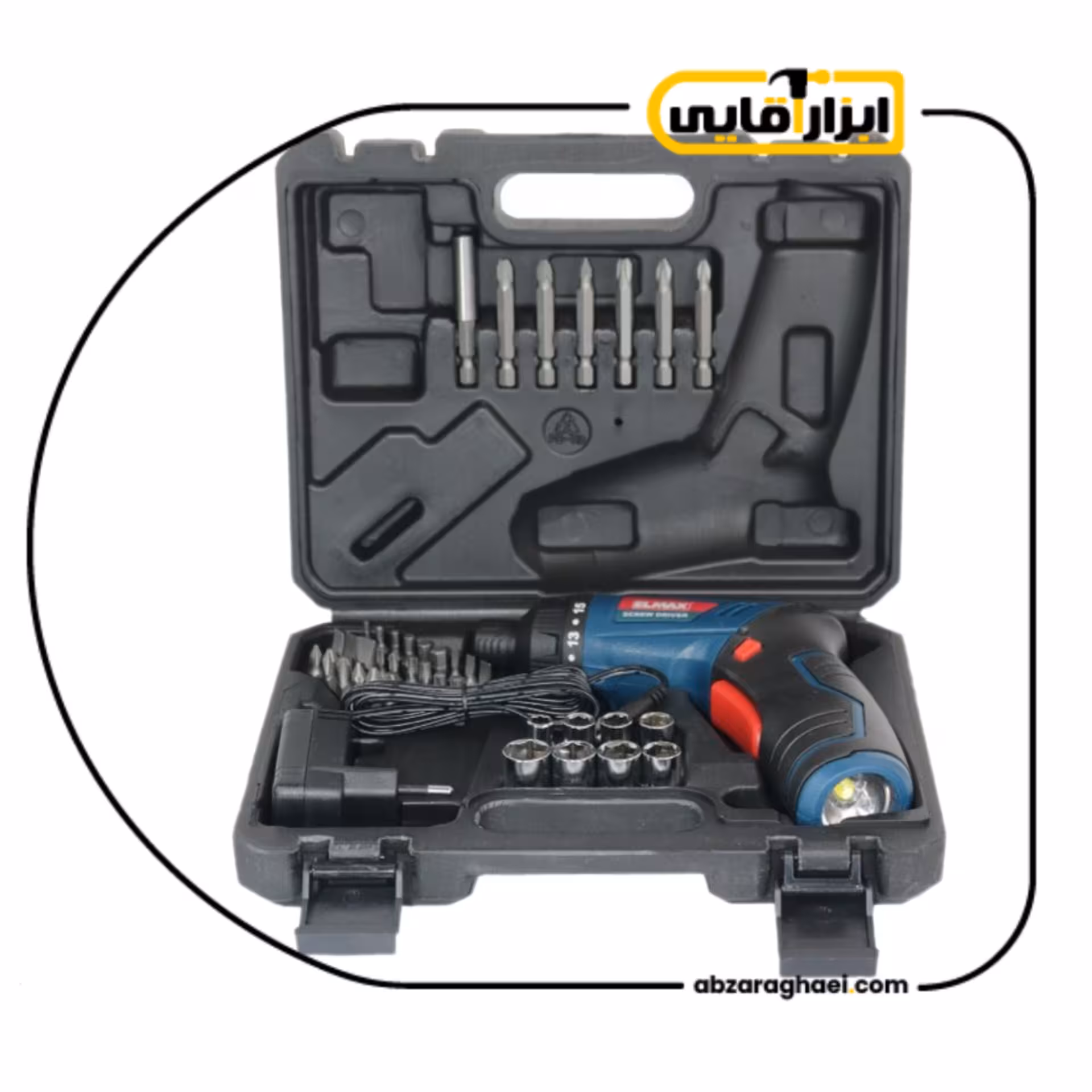 پیچ گوشتی شارژی المکس 3/6 ولت لیتیوم مدل C.D 193