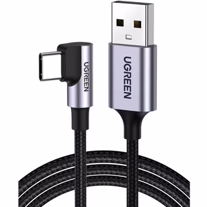 کابل USB به تایپ‌سی 18 وات 3 آمپر دو متری یوگرین ugreen US284 50942 شارژ سریع و انتقال داده