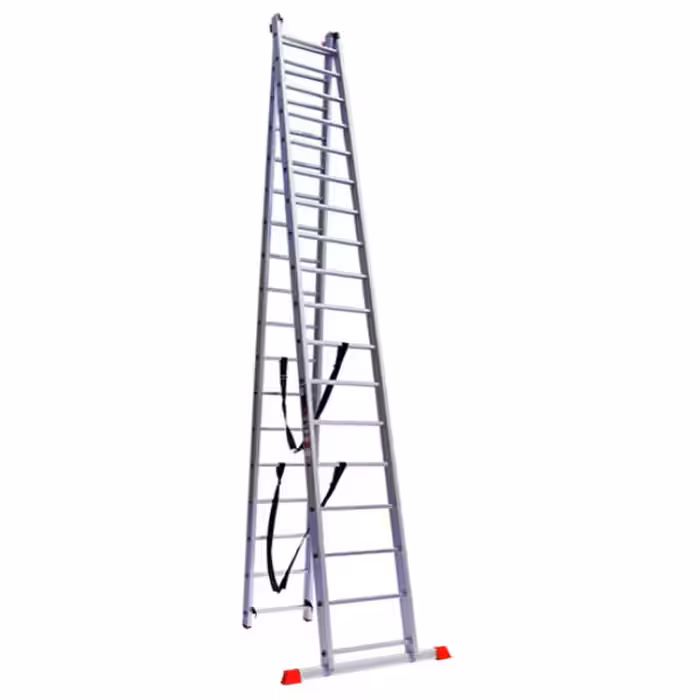 نردبان 38 پله 2 تکه آلوم پارس پله مدل اکسلنت 10 متری