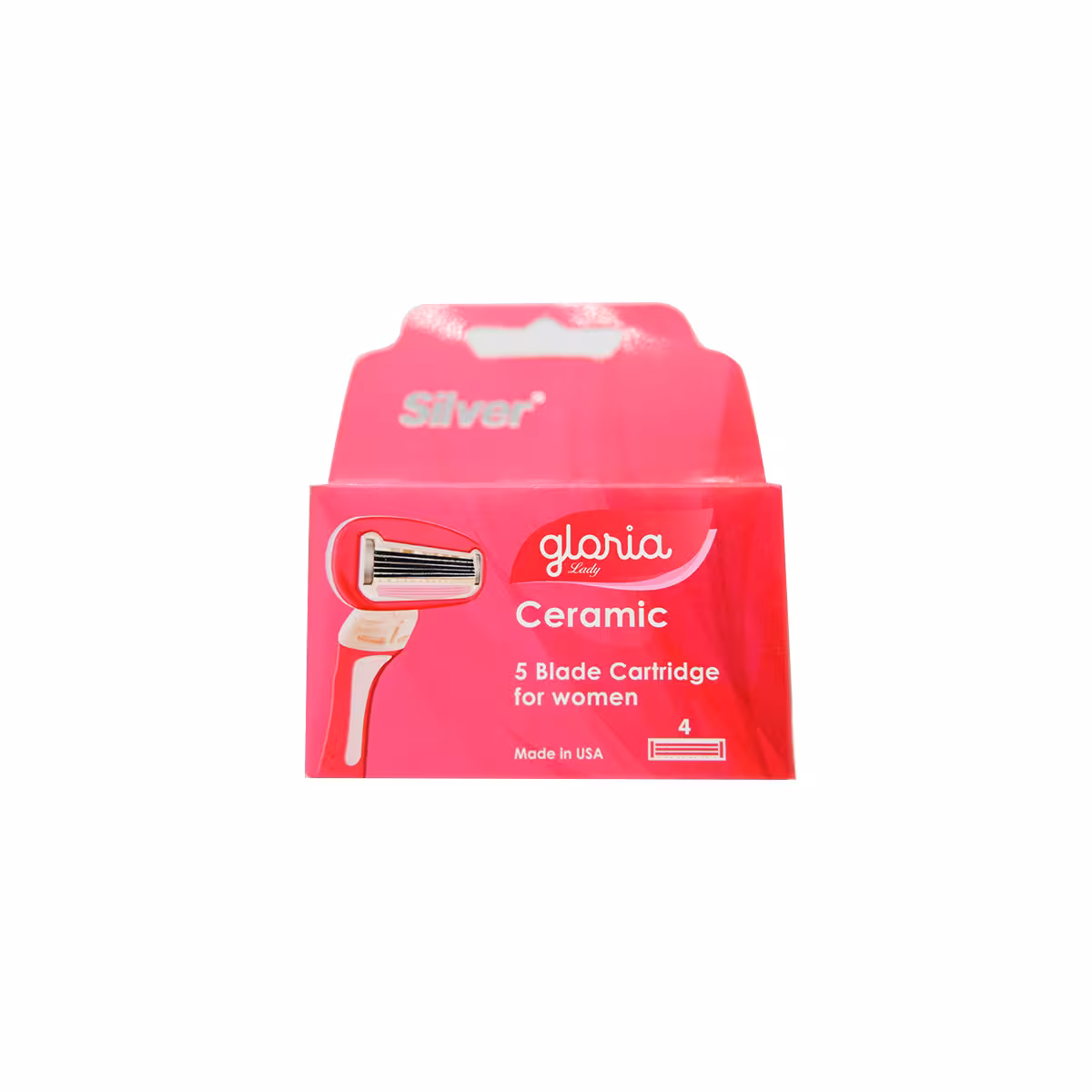 یدک تیغ 4 لبه 4 عددی سیلور (مدل Gloria)