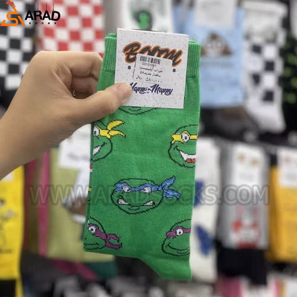 جوراب ساقدار لاک پشت های نینجا