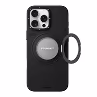 قاب یانگکیت مدل Youngkit Leather 360 Rotation Ring Stand Case magsafe مناسب برای  Apple iPhone 16pro & 16 Pro Max