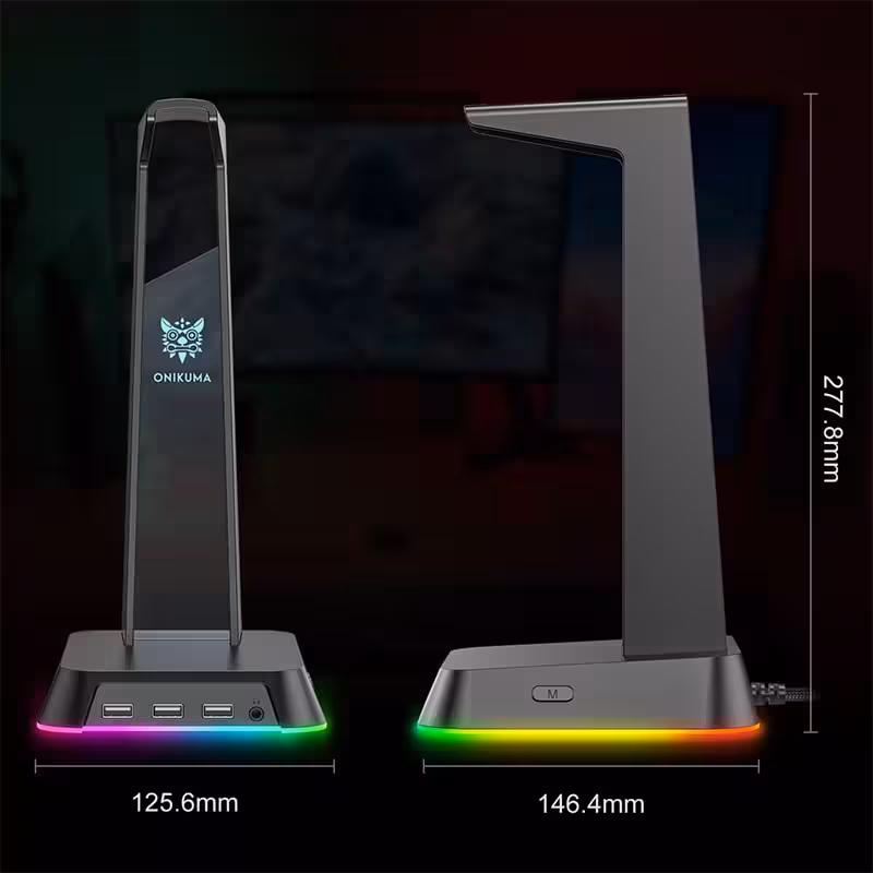 پایه نگهدارنده هدست اونیکوما مدل ONIKUMA ST-2 RGB