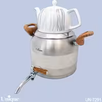 ارسال فوری   امکان خرید حضوری   کتری و قوری 5 لیتر یونیک طرح ترک UN-7291   طرح و مدل قوری قابل تغییر