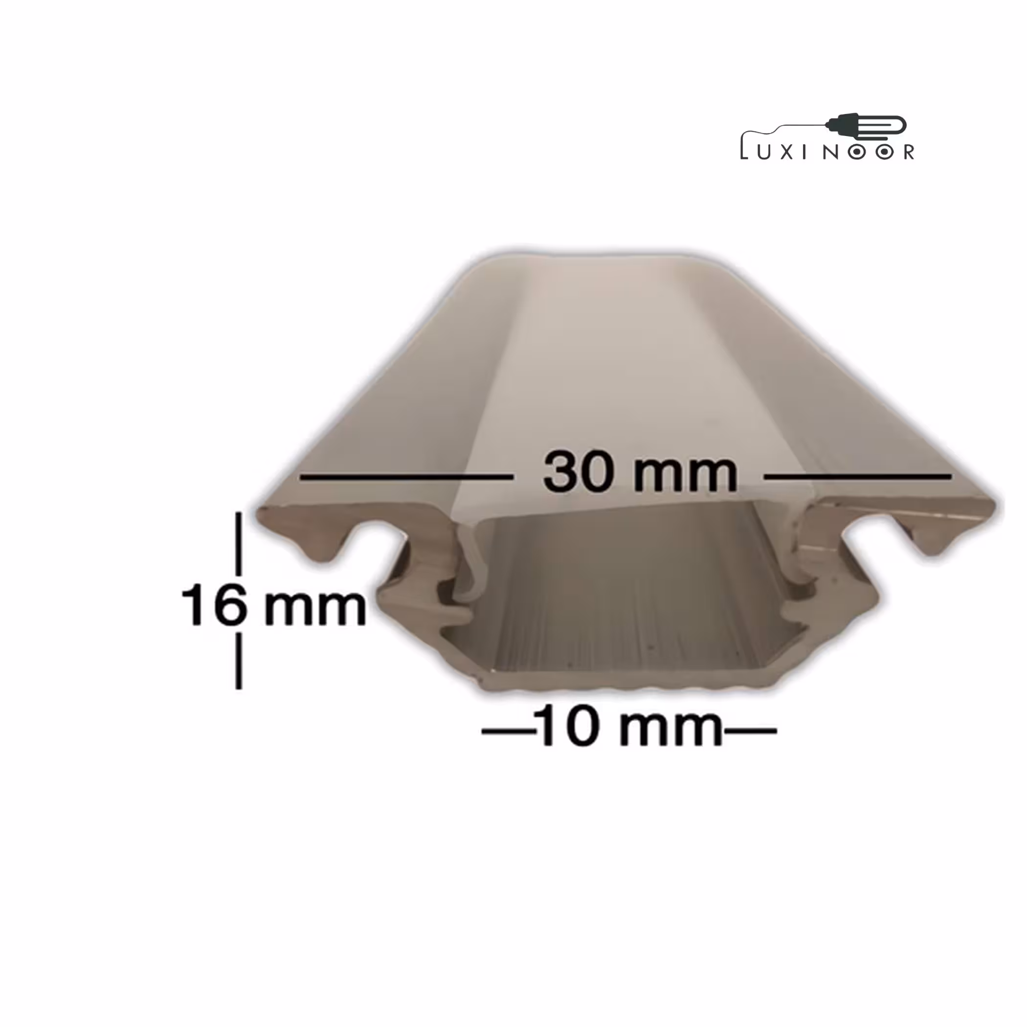 پروفیل چراغ خطی لاینر کنجی تک لاین - کد 4