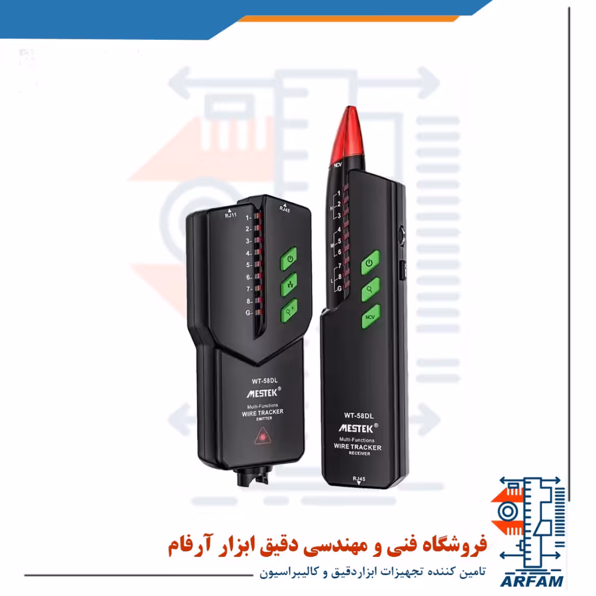 تستر کابل شبکه و ردیاب ولتاژ مستک مدل WT-58DL