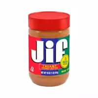 کره بادام زمینی جیف مدل رژیمی Creamy وزن 454 گرم