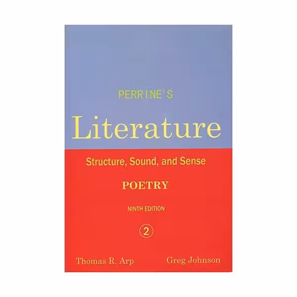Perrine’s Literature Structure Sound and Sense Poetry 2 Ninth Edition پرینز لیتریچر استراکچر پواتری دو ویرایش نهم