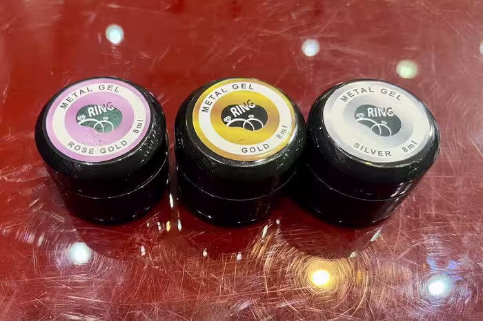 متال ژل طراحی ناخن 8 گرمی رینگ RING دونه ای