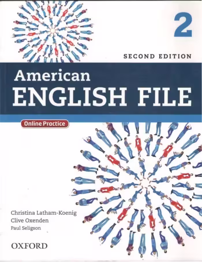 کتاب امریکن انگلیش فایل دو American English File 2nd 2 SB WB 2CD DVD