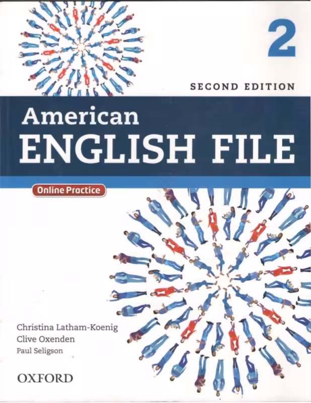 کتاب امریکن انگلیش فایل دو American English File 2nd 2 SB WB 2CD DVD