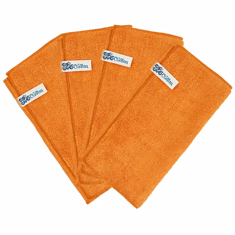 دستمال نظافت کلینتون مدل سوپر میکروفایبر اقتصادی کد 40030 بسته چهار عددی | کالا مکس