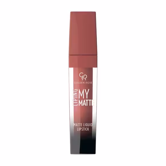 رژ لب مایع و مات گلدن رز Golden rose مدل Liping My Matte شماره 24
