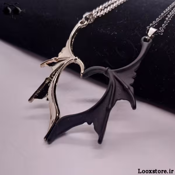 گردنبند ست عاشقانه مدل دراگون مگنتی