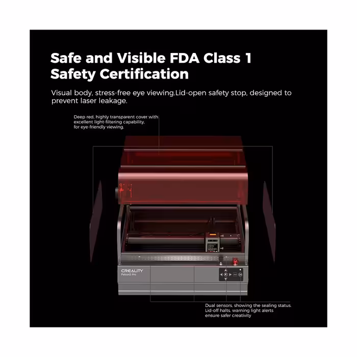 خرید و قیمت لیزر برش و حکاکی مدل Falcon2 Pro Enclosed برند Creality