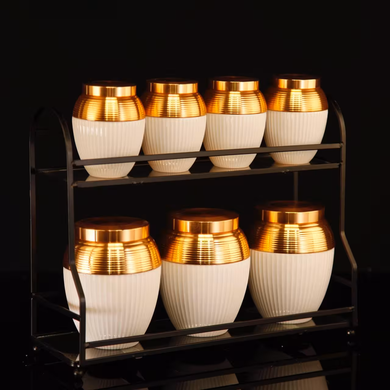 پاسماوری خمره ای خط دار سفید آسا